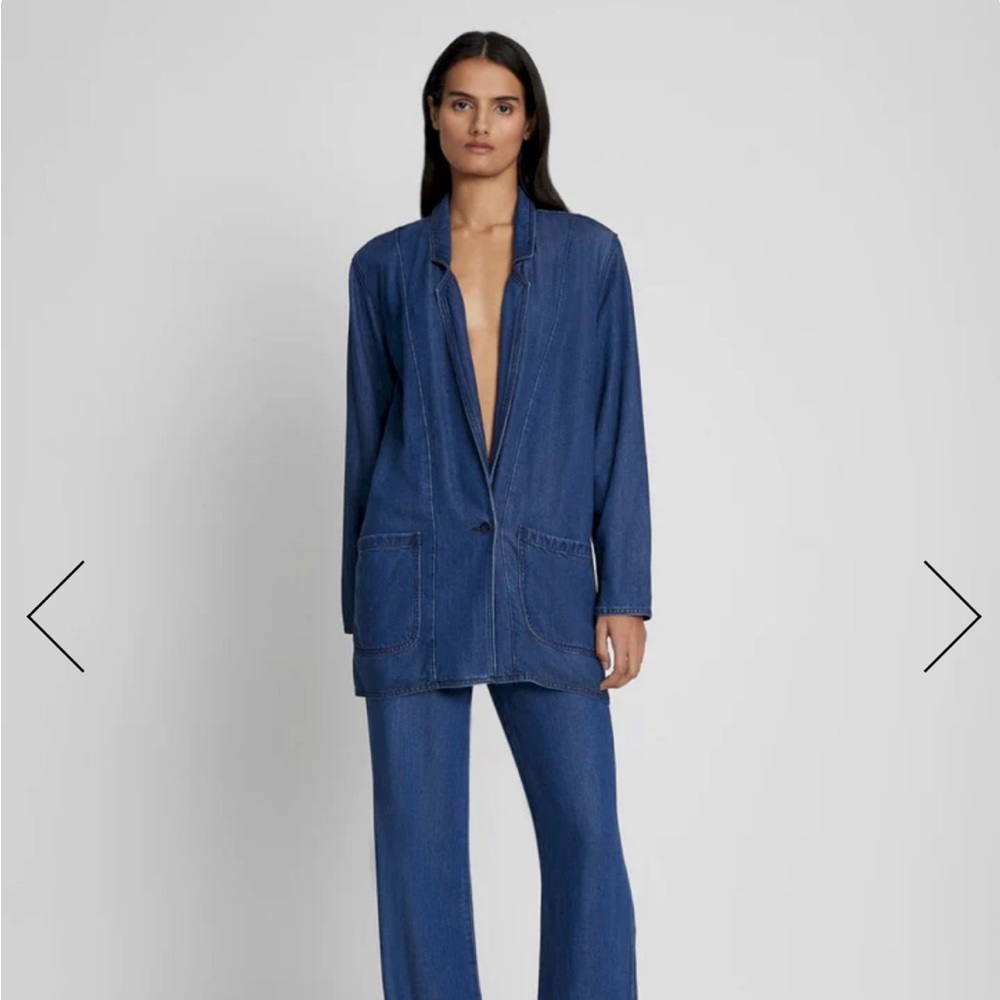 Denim Lustre Blazer